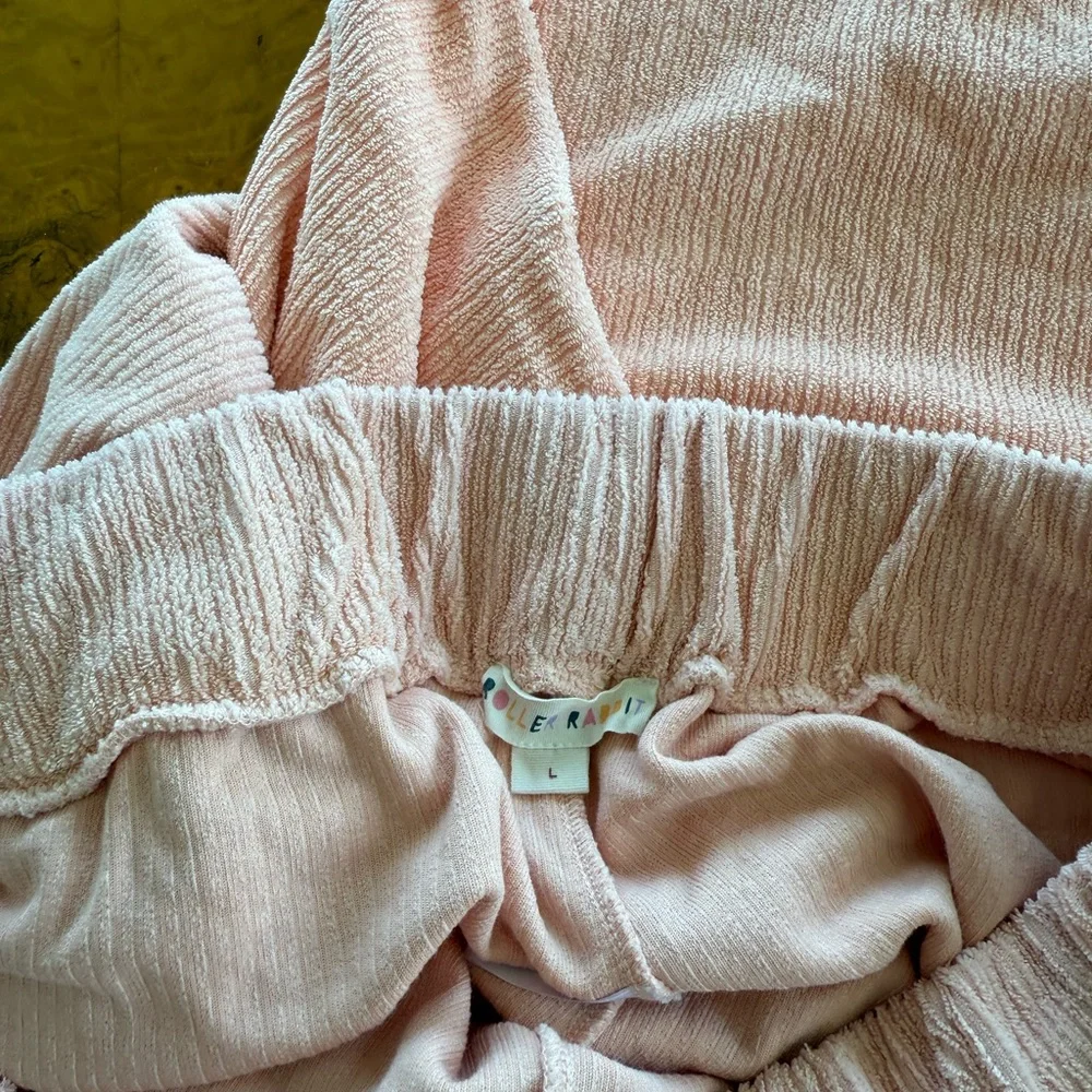 Roller Rabbit Peach Emersyn Sweatshirt & Maja Sweatpants Set Sz Large - Picture 9 of 12